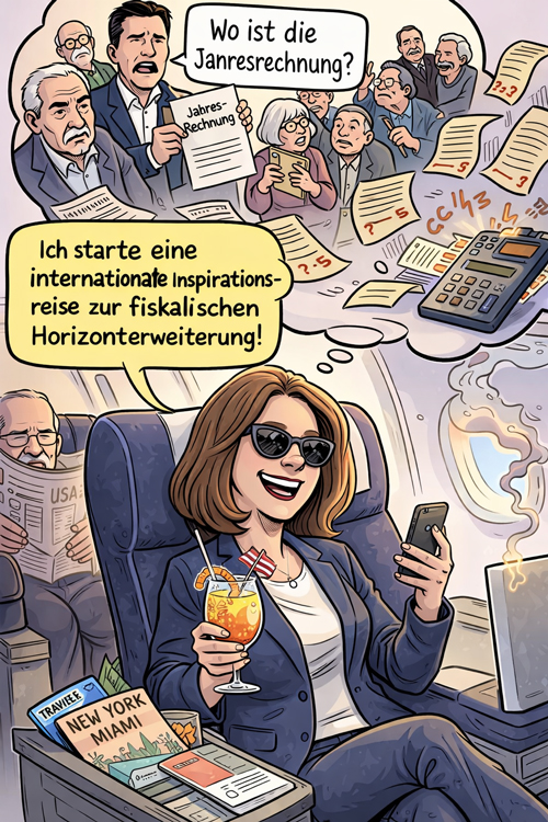 Frau Ledermann, die es halt nicht so kann, in Aff-Oltern